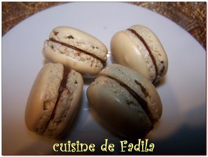 Macarons au café