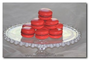 macaron à la framboise