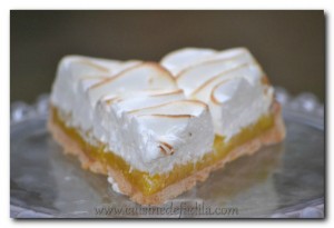 Tarte au citron meringuée