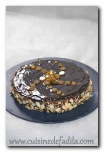 Gâteau de crêpes au chocolat et à la clémentine curd