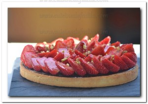 tarte chocolat fraise