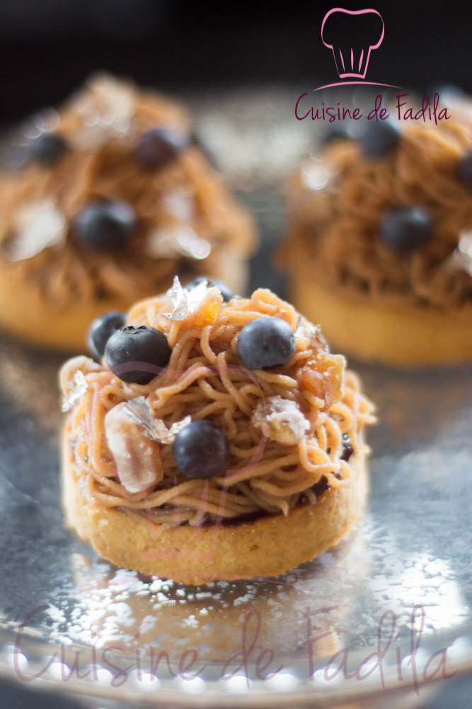 Tartelette mont blanc