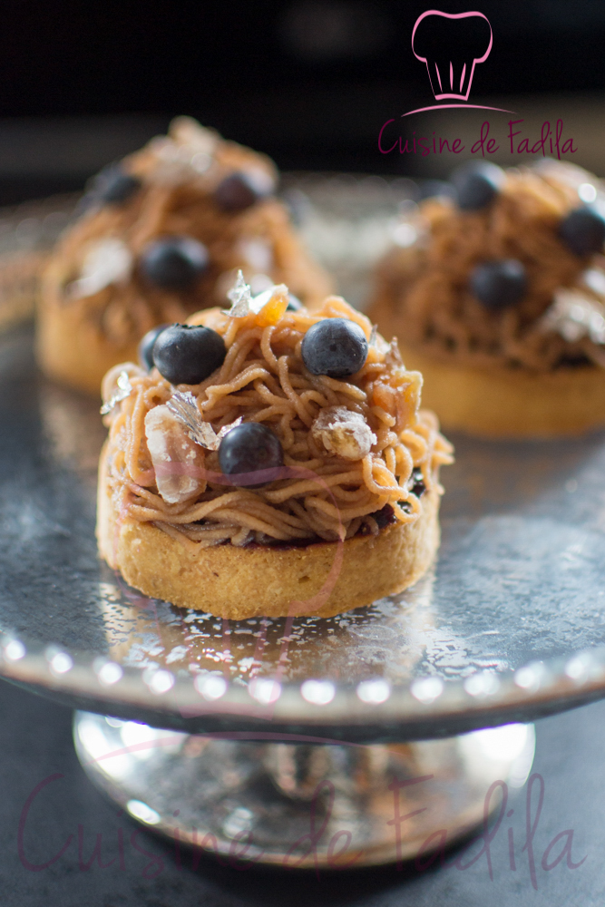 Tartelette mont blanc