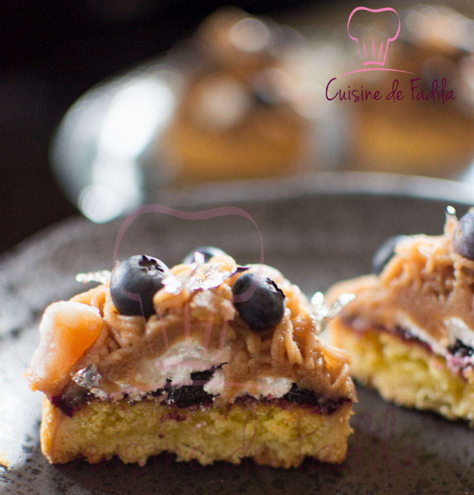Tartelette mont blanc