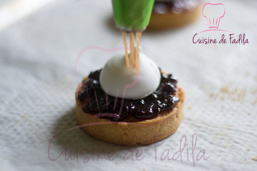 Tartelette mont blanc