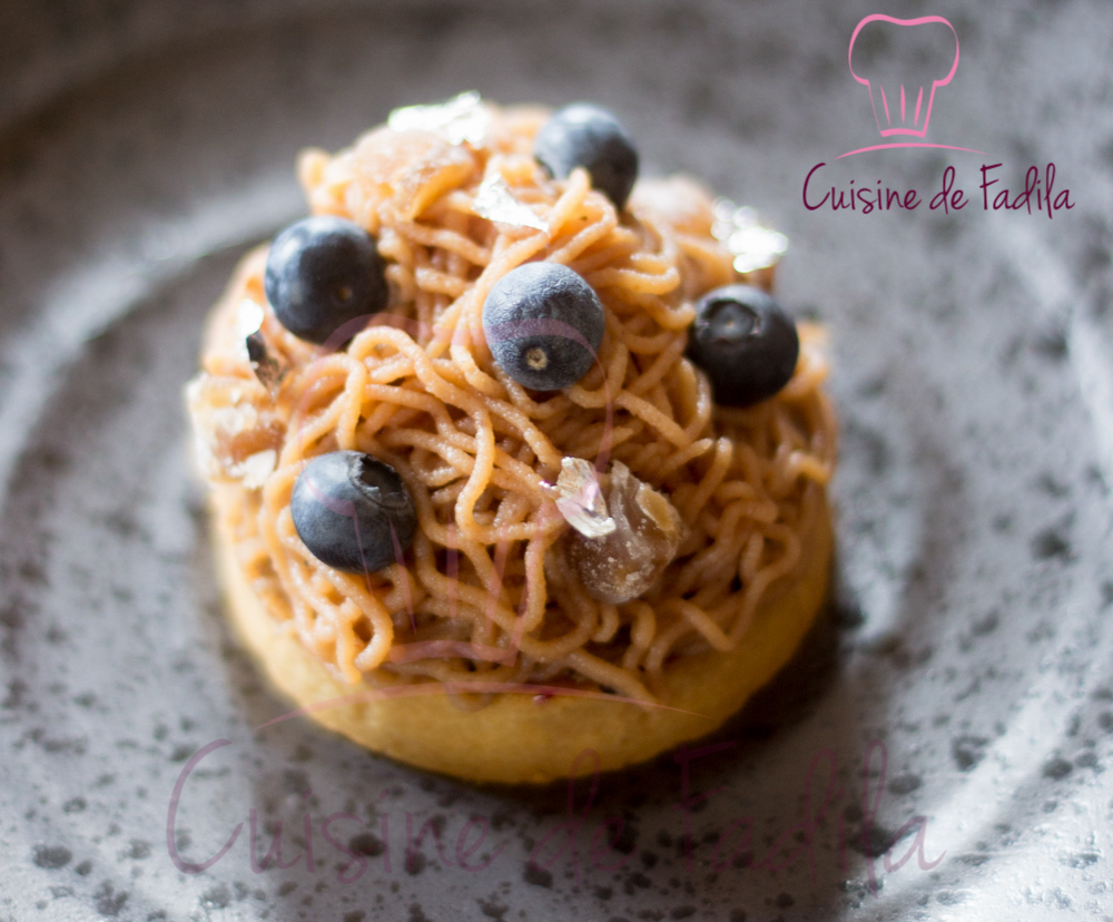 Tartelette mont blanc