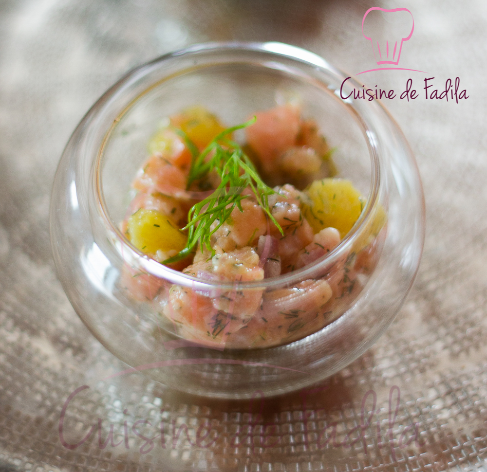 tartare de saumon aux agrumes et gingembre -0386