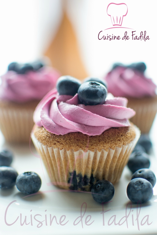 cupcake myrtille