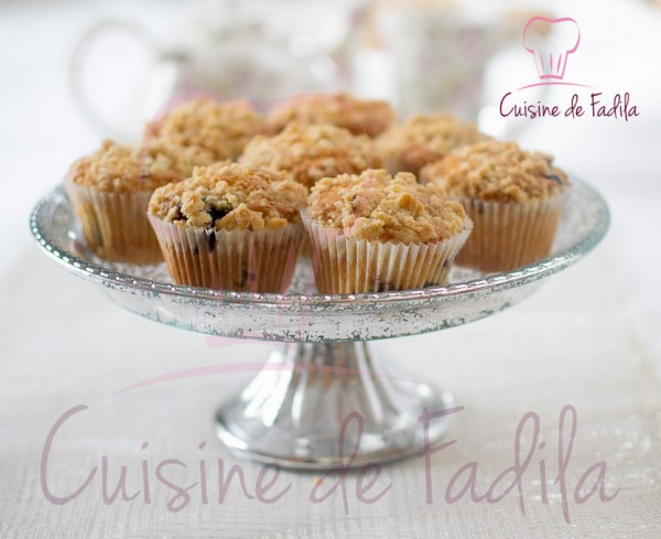 muffins myrtilles streusel