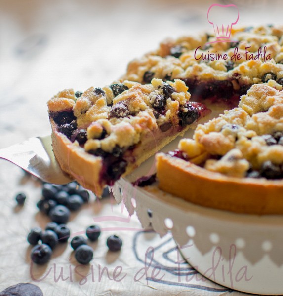 tarte pomme myrtille