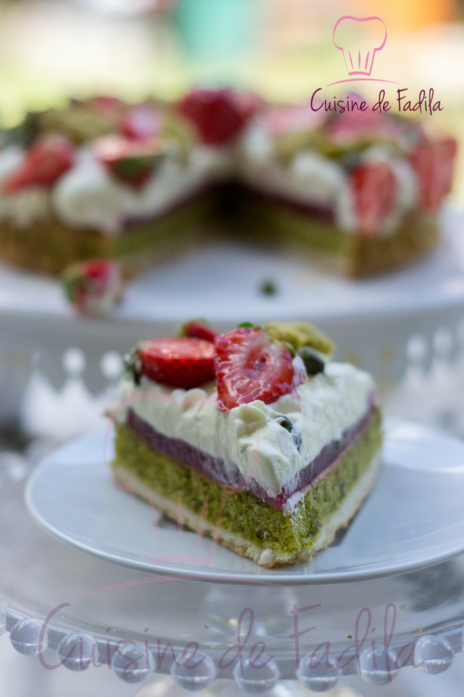 Fantastik pistache yuzu et fraise