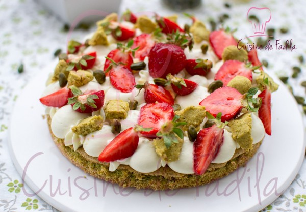 Fantastik pistache yuzu et fraise
