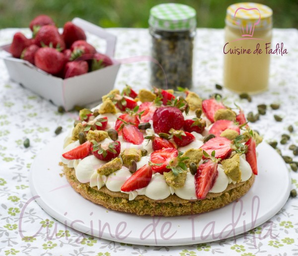 Fantastik pistache yuzu et fraise