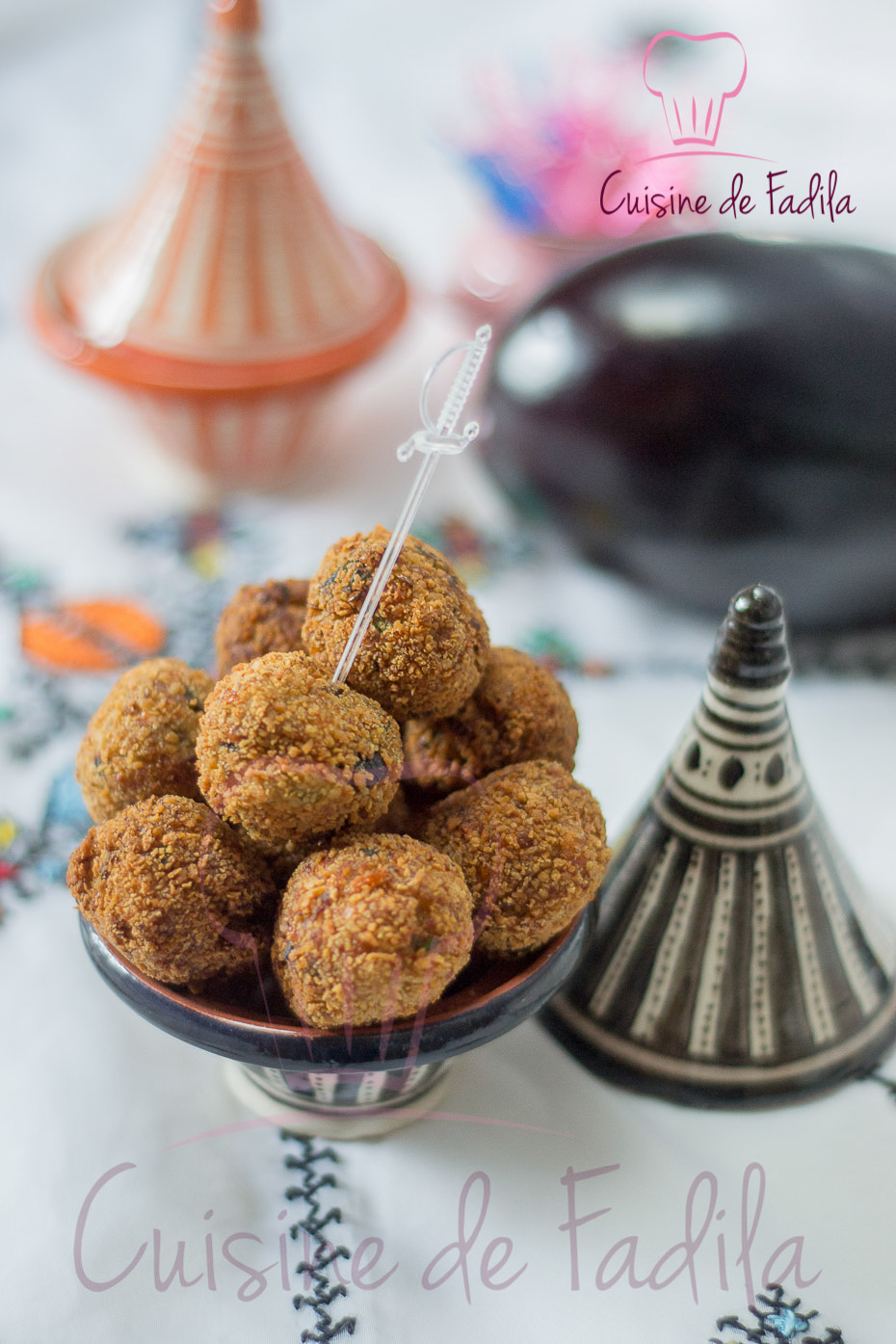 Croquettes d'aubergines