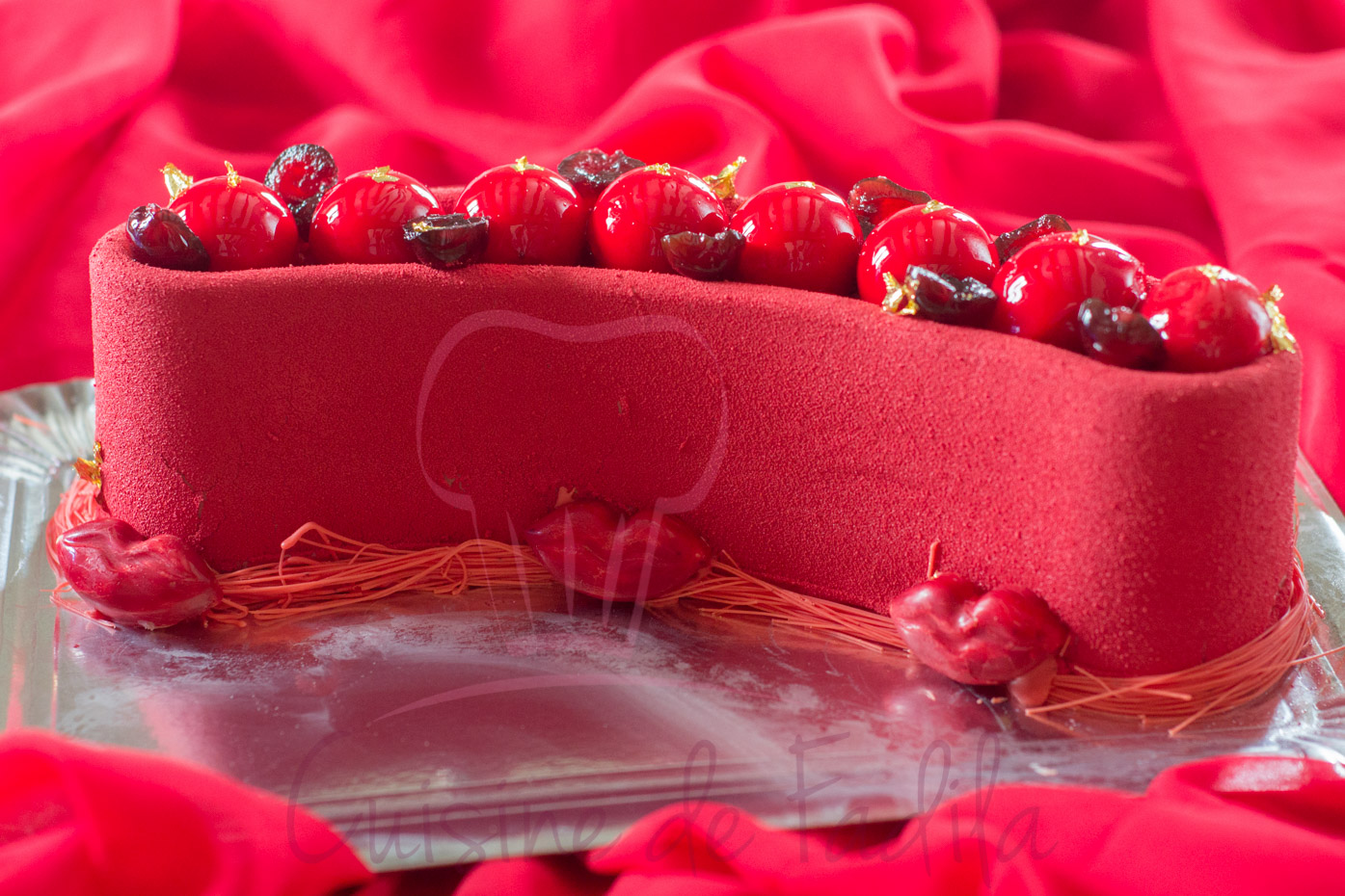 entremets red velvet