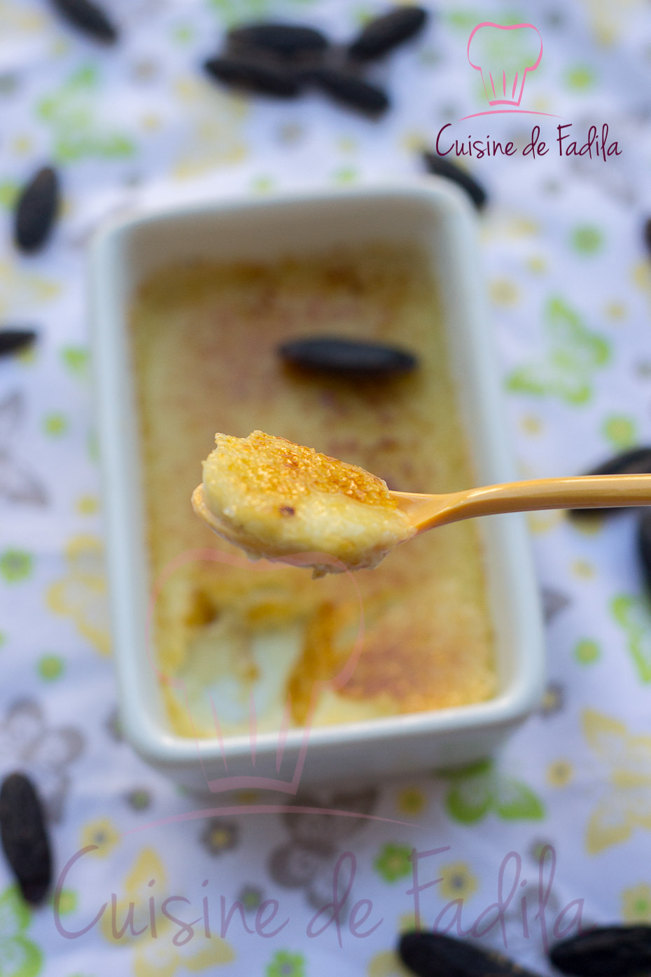 crème brulée fève tonka