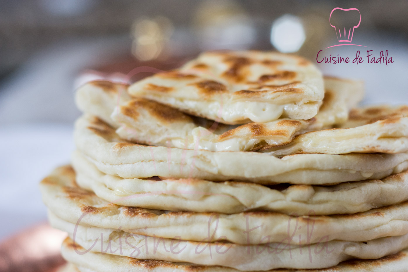 Naan au fromage