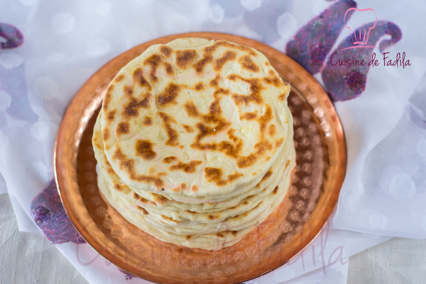 Naan Au Fromage - Cuisine De Fadila