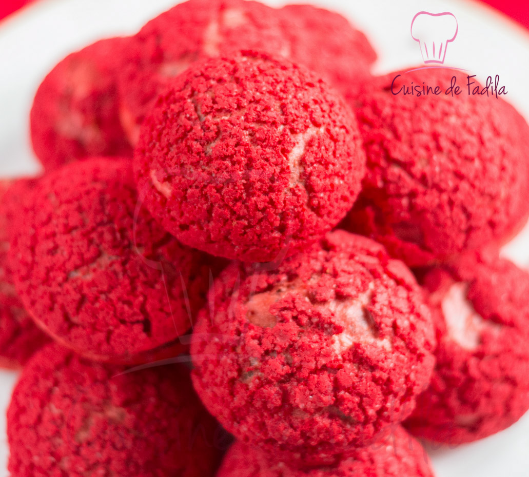 chou red velvet au chocolat