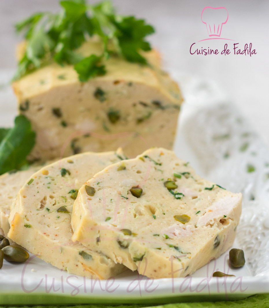 terrine poulet pistache