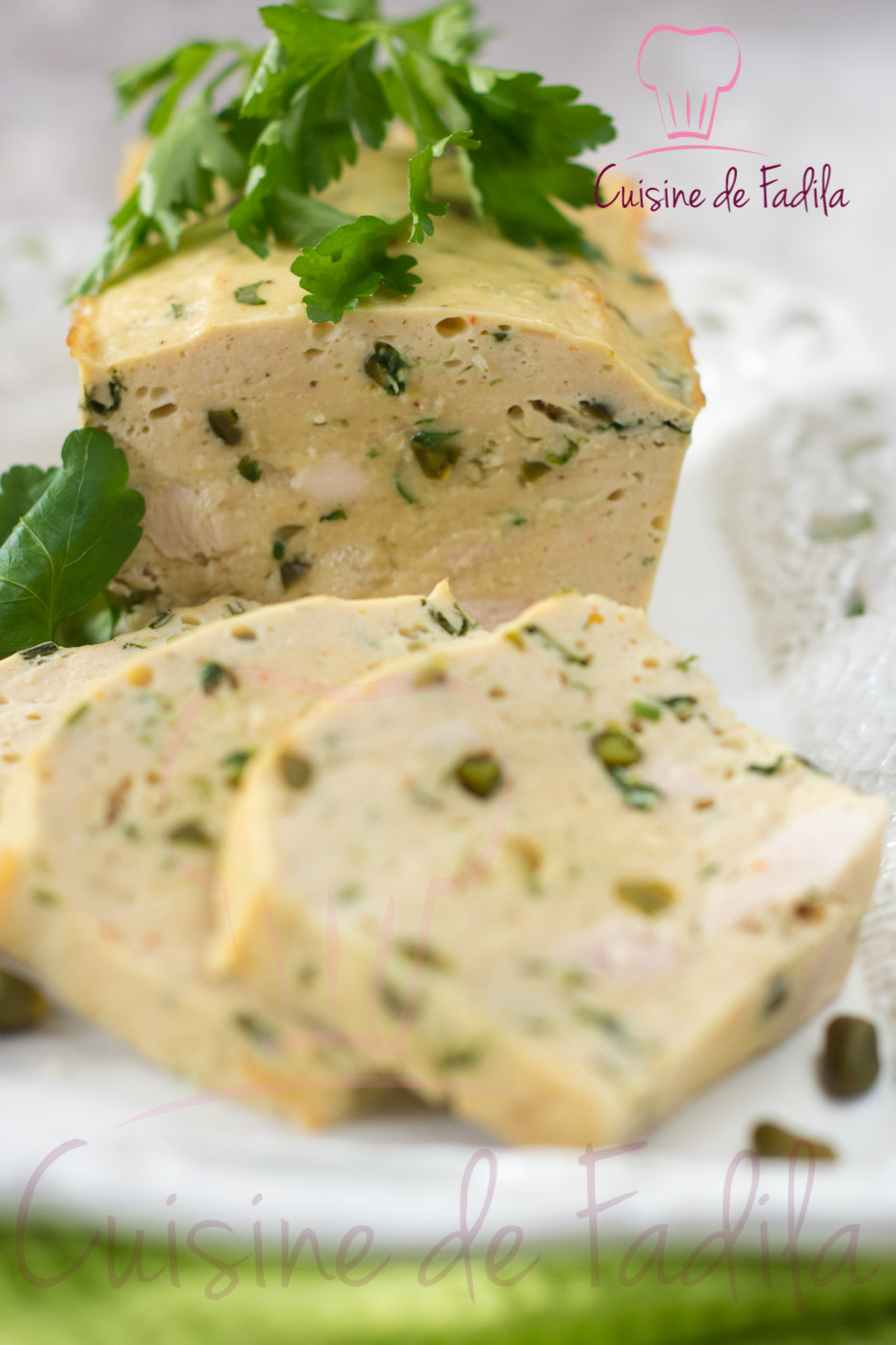terrine poulet pistache
