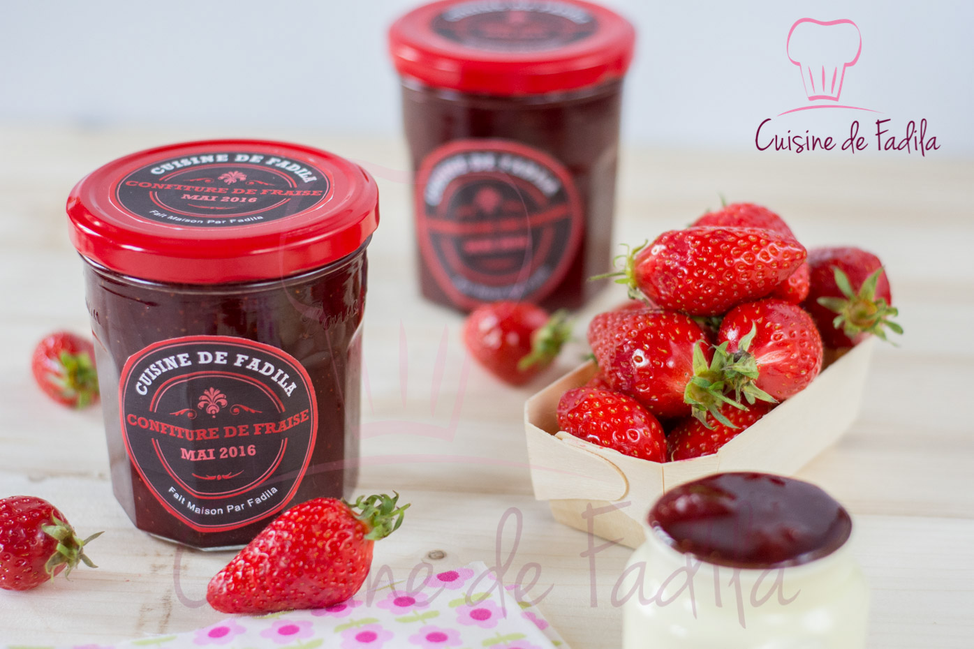 confiture de fraises