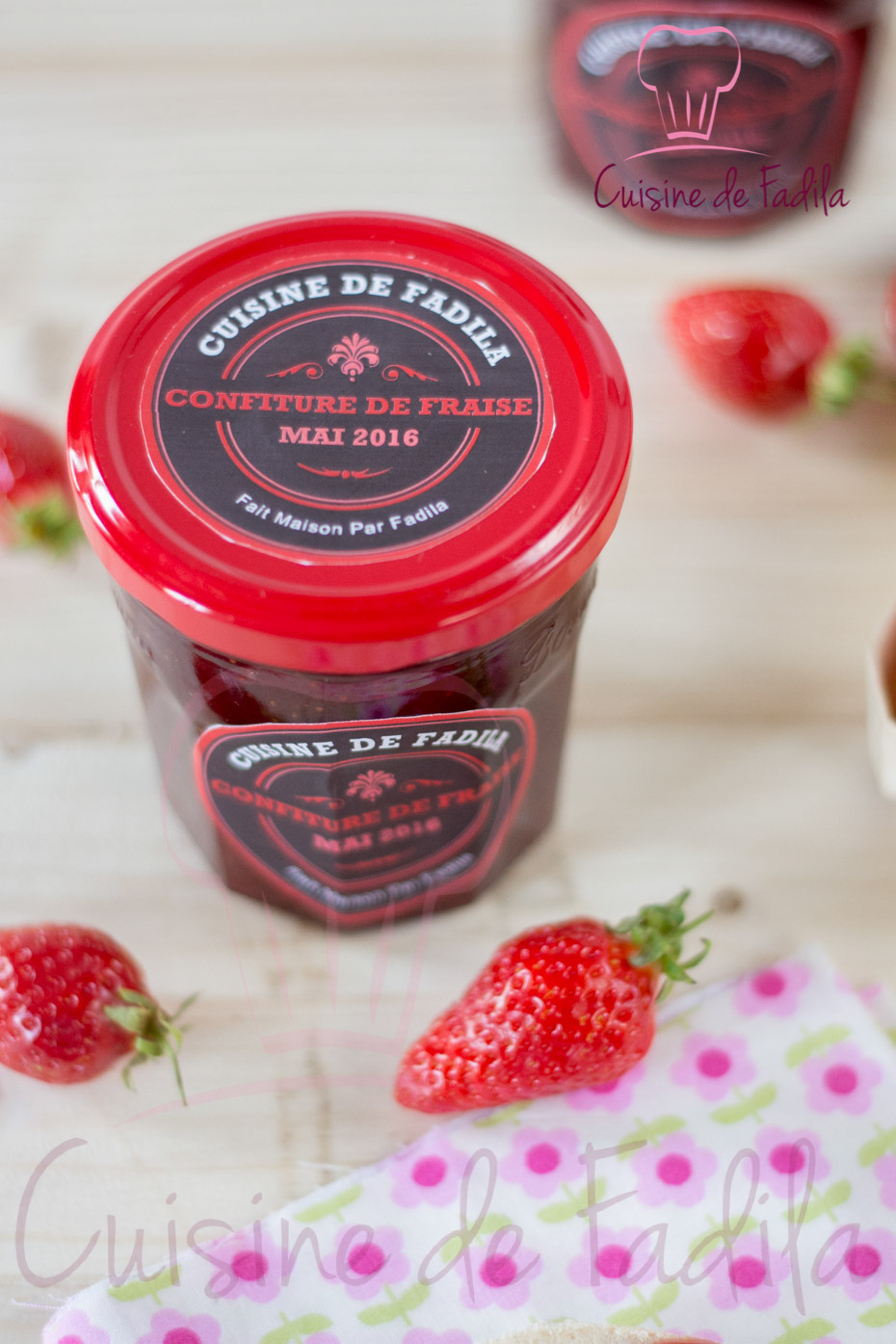 confiture de fraises