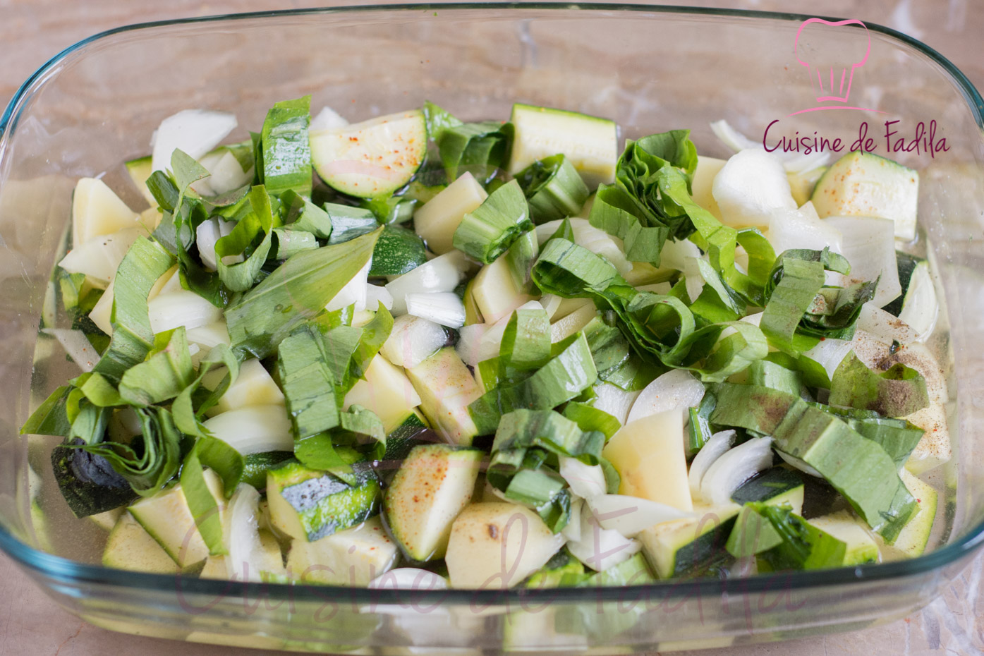 soupe de courgettes à l'ail des ours