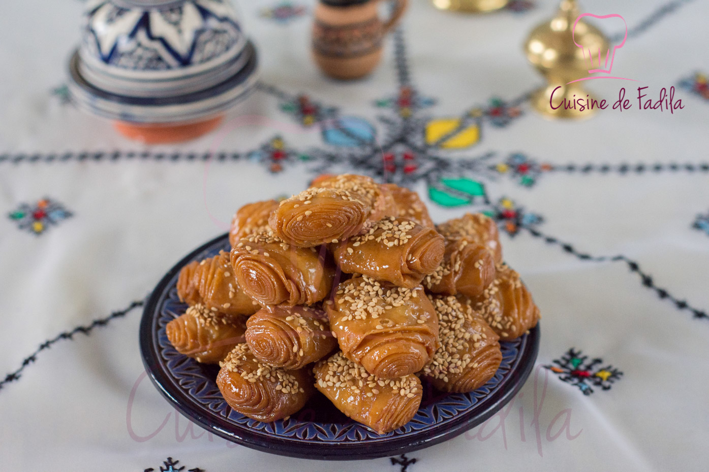 Rghaifs feuilletées au miel