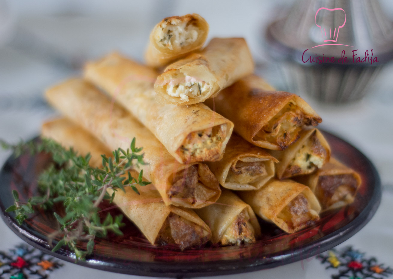 cigares ricotta et thym