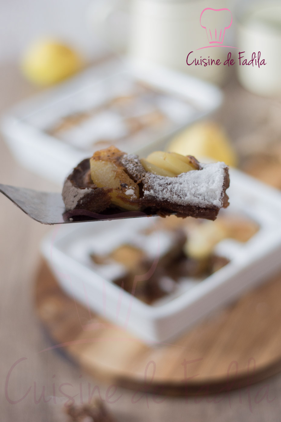 clafoutis poires chocolat