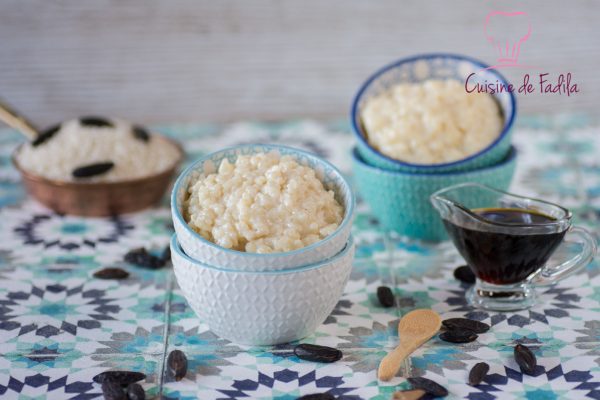 riz au lait à la fève tonka
