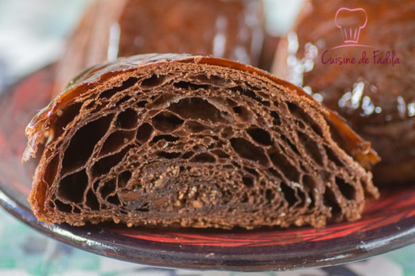 Pains au chocolat au cacao
