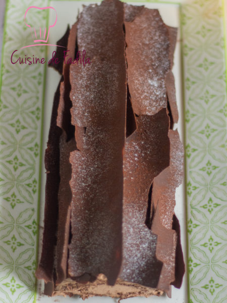 bûche au chocolat