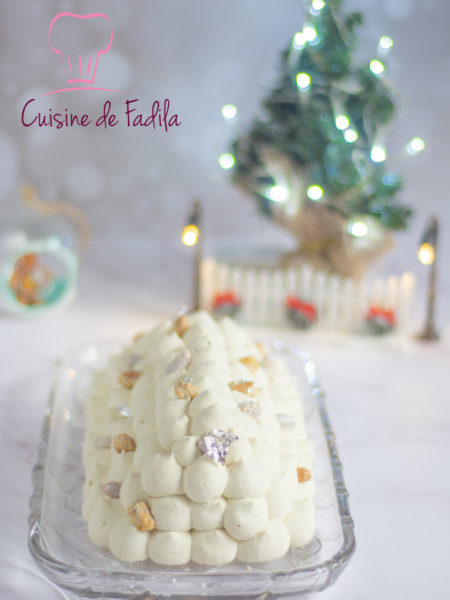 Bûche pirouette cacahuètes