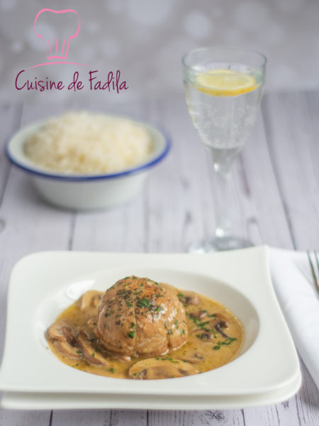 Paupiettes de veau aux champignons