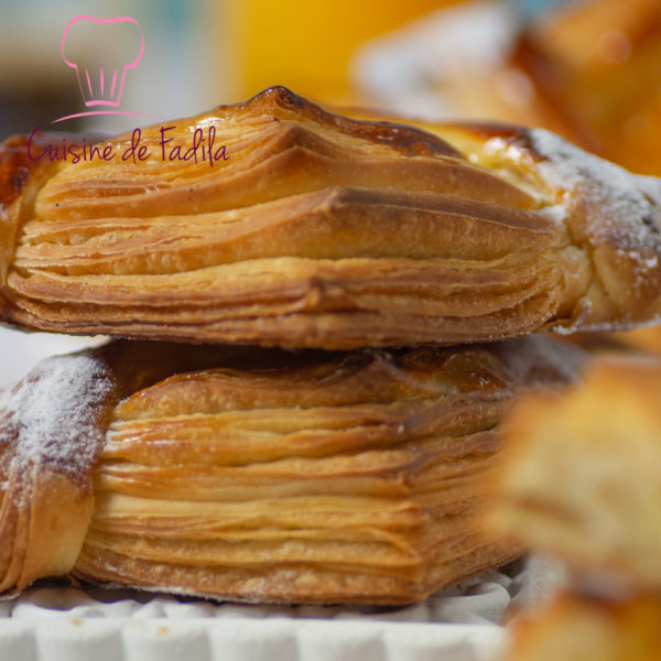 carrés feuilletés aux abricots