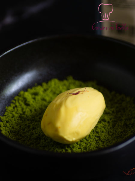 glace au safran
