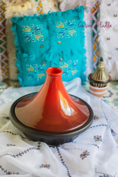 Tajine de poulet aux olives et citron confit
