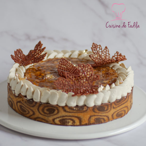 Tarte crème d'amandes tatin