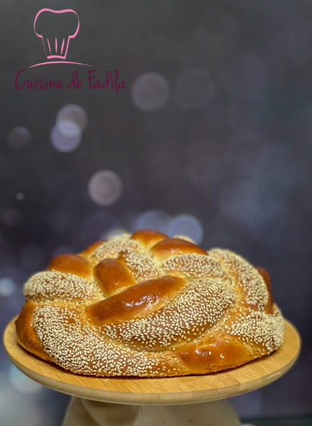 Pain brioché Challah