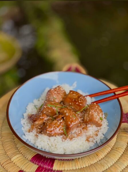 Thon au miel et sauce soja Thon au miel et sauce soja